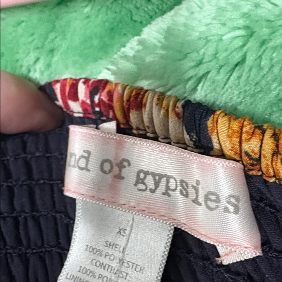 Band of Gypsies Black Floral Jumpsuit - Picture 5 of 5